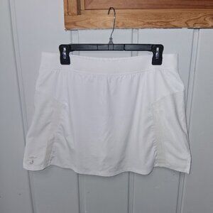 Tail Golf Tennis Pickleball White Skort Sz L